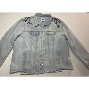 OLD NAVY SAN FRANCISCO CALIFORNIA‎ WOMEN' JEAN JACKET SIZE XXX Large Denim